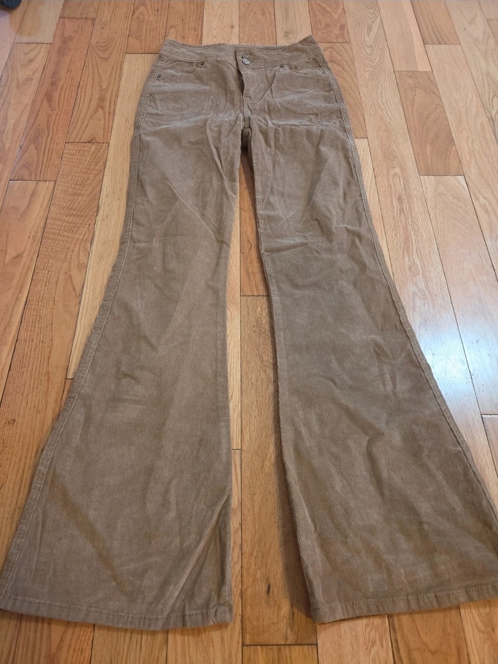 Celebrity Pink Brown Corduroy Flare Jeans